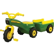 John Deere Pedal Tractor and Wagon