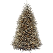 National Tree Company 7.5 ft. Dunhill Blue Fir Tree with Clear Lights