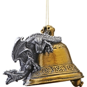 Design Toscano Humdinger the Bell Ringer Gothic Dragon 2011 Holiday Ornament