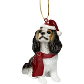 Design Toscano Cavalier King Charles Spaniel Holiday Dog Ornament Sculpture
