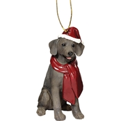 Design Toscano Weimaraner Holiday Dog Ornament Sculpture