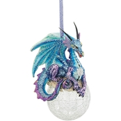 Design Toscano Frost the Gothic Dragon 2013 Holiday Ornament