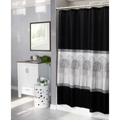 Zenna Home Timber Fabric Shower Curtain