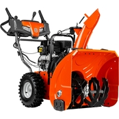 Husqvarna 24 in. Two Stage Electric Start 208cc Gas Snow Blower