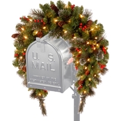 National Tree Company 36 in. Crestwood Spruce Mailbox Swag