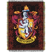 Northwest Harry Potter Gryffindor Crest Woven Tapestry Throw