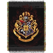 Northwest Harry Potter Hogwarts Woven Tapestry Throw