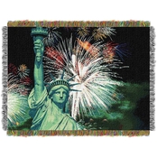 Northwest Lady Liberty Woven Tapestry Throw