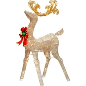 National Tree Company 48 in. Reindeer Decoration with Clear Lights