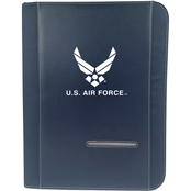 TLJ Marketing & Sales U.S. Air Force Zippered Padfolio