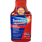 Theraflu Express Max Cold and Flu Berry Warming Relief Formula Syrup 8.3 oz.