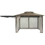 CasualWay Gazebo with Detachable Awning, 12 x 10 ft.