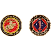 Challenge Coin 1st Marine Division Coin