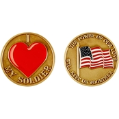 Challenge Coin I Love My Soldier Coin