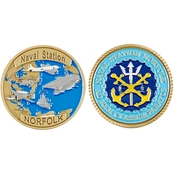 Challenge Coin Naval Station Norfolk Coin