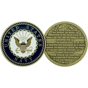 Challenge Coin U.S. Navy Sailors Creed Coin