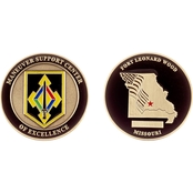 Challenge Coin Fort Leonard Wood Maneuver Support Center of Excellence Coin