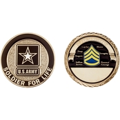Challenge Coin Army Rank Staff Sergeant Coin