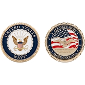 Challenge Coin U.S. Navy Service Memorial Coin