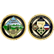Challenge Coin Carson Main Mountain Post Mission Support Element Coin