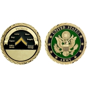 Challenge Coin U.S. Army Seal Rank Private Coin