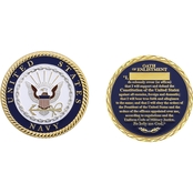 Challenge Coin U.S. Navy Oath Of Enlistment Coin