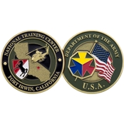 Challenge Coin Fort Irwin National Training Center Coin