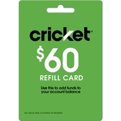 Cricket $60 Refill Gift Card