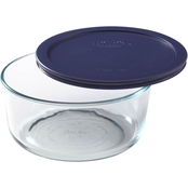 Pyrex Storage Plus 7 Cup Round Glass Dish with Lid