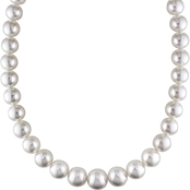 Michiko South Sea Pearl Graduated Strand Necklace with 14K Yellow Gold Clasp