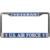 Mitchell Proffitt Air Force Veteran Chrome License Plate Frame