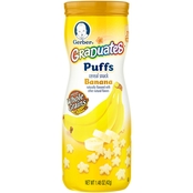 Gerber Graduates Puffs Banana 1.48 oz. Cereal Snack