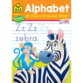 School Zone Alphabet Writing and Drawing Tablet Workbook