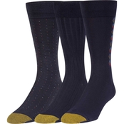 Gold Toe Premium Soft Rayon Dress Socks 3 Pk.