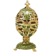 Design Toscano The Petroika Collection Romanov Style Enameled Egg, Elena