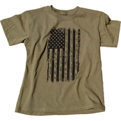 Trooper Clothing Little Kids Old Glory Distressed Tee