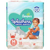 Pampers Splasher Swim Diapers Medium (20-33 lb.) 18 ct.