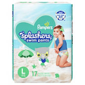 Pampers Splashers Swim Diapers Size 5 (27+ lb.), 17 ct.