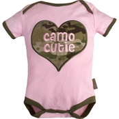 Trooper Clothing Infant Girls Multicam Camo Cutie Bodysuit