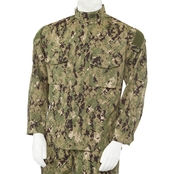 DLATS Navy Men's NWU III Woodland Camo Coat