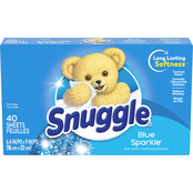 Snuggle Blue Sparkle Fabric Softener Sheets, 40 ct.