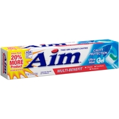 Aim Multi Benefit Cavity Protection Ultra Mint Gel Toothpaste 5.5 oz.