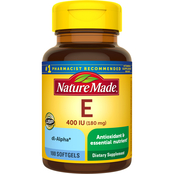 Nature Made Vitamin E 180mg Alpha Softgels 100 ct.