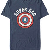 Mad Engine Mens Marvel SUPER DAD T-Shirt