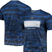 New Era Men's Navy Dallas Cowboys Combine Authentic Sweep T-Shirt