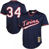 Mitchell & Ness Men's Kirby Puckett Navy Minnesota Twins 1985 Authentic Cooperstown Collection Mesh Batting Practice Jersey