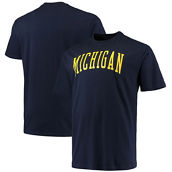 Champion Men's Navy Michigan Wolverines Big & Tall Arch Team Logo T-Shirt