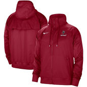Nike Men's Crimson Alabama Crimson Tide Windrunner Raglan Full-Zip Jacket