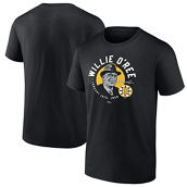 Fanatics Branded Men's Willie O'Ree Black Boston Bruins Number Retirement T-Shirt
