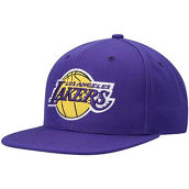 Mitchell & Ness Men's Purple Los Angeles Lakers Ground 2.0 Snapback Hat